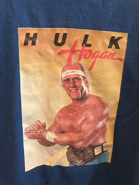 Vintage Hulk Hogan Ringer Shirt 1980s Iron on Youth - Etsy