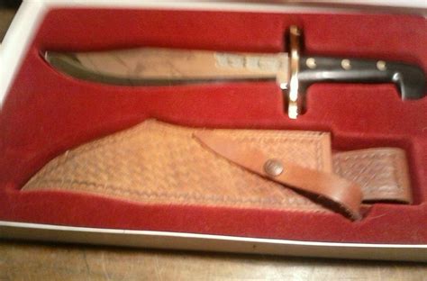 CASE XX BOWIE LARGE BOWIE KNIFE AND LEATHER SHEATH | #2048289126