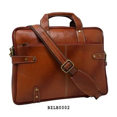 Mens Tan Genuine Leather Laptop Bag at Rs 1900 | Virugambakkam | Chennai | ID: 21904602862