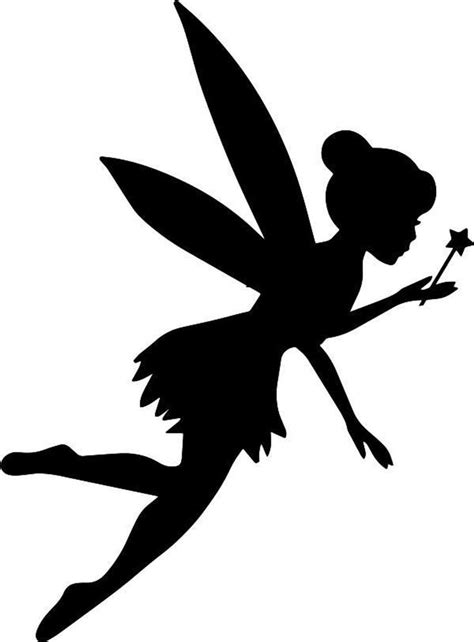 Fairy Decal 3.75 tall | Etsy | Fairy silhouette, Silhouette art, Fairy ...