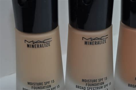 MAC Mineralize Moisture SPF 15 Foundation Swatches, Review - The Shades Of U