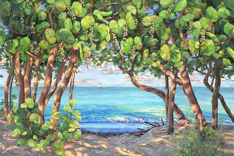 Pin by Celie Walton on Sea grape scene | Florida art, Oil painting landscape, Florida artist