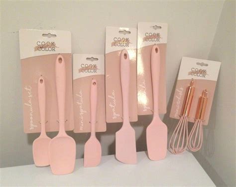 7 pc Cook With Color Pink Kitchen Utensils - Spatulas,mini Whisks & more_NEW #cookwithcolor ...