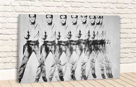 Andy Warhol Famous Eight Elvises Elvis 8 Canvas Wall Art | Etsy