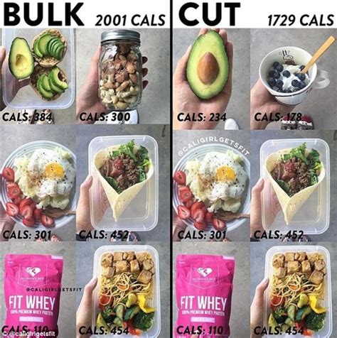 Fitness blogger reveals EXACTLY what you need to eat to lose weight or build muscle | Daily Mail ...