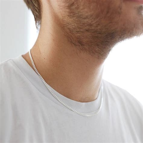 Men's Sterling Silver 'Connell's Chain' Necklace By Lisa Angel