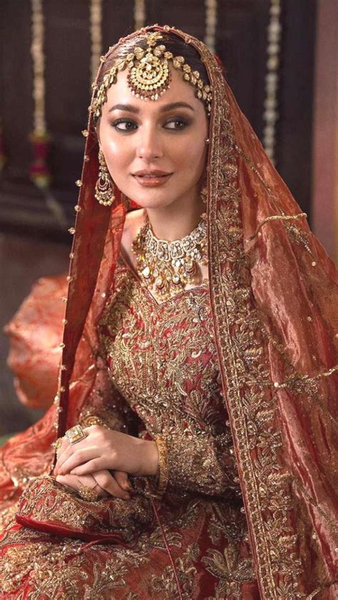 Pakistani Actress Hania Aamir Inspired Ethereal Bridal Looks | Nikah ...