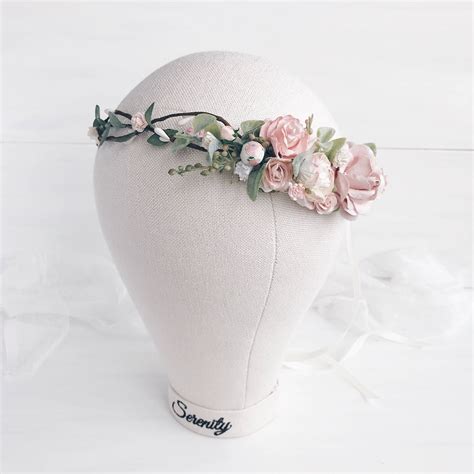 Bridal flower crown Bridal floral crown Floral wedding