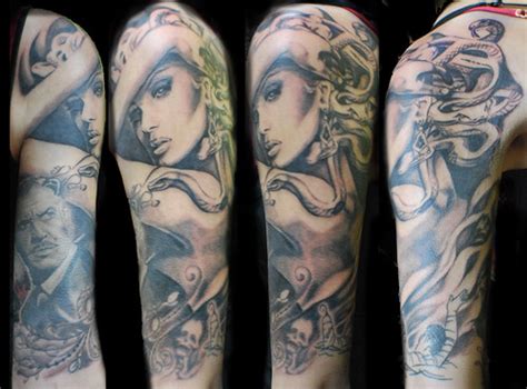 medusa tattoo (in progress) | arm sleeve in progress | Flickr