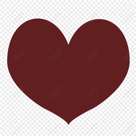 Maroon Love Heart Clipart Material,traditional,commonly Used,tradition PNG Transparent ...
