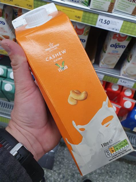 Morrisons Cashew Nut Milk 1L – Vegan Food UK