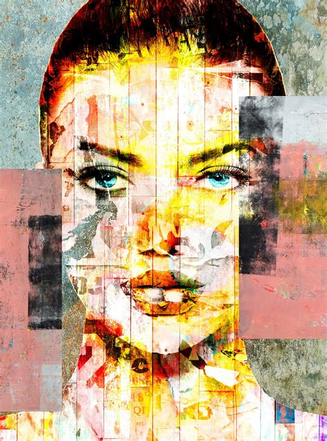 Original Print of Pop Art Collage Featuring Woman's Face - Etsy Canada