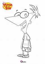 Phineas And Ferb coloring Pages  BubaKidscom sketch template