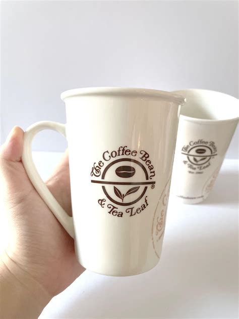 Coffee Bean & Tea Leaf Mugs Set, Furniture & Home Living, Kitchenware ...