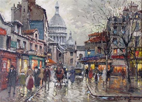 Place Du Tertre Painting at PaintingValley.com | Explore collection of ...