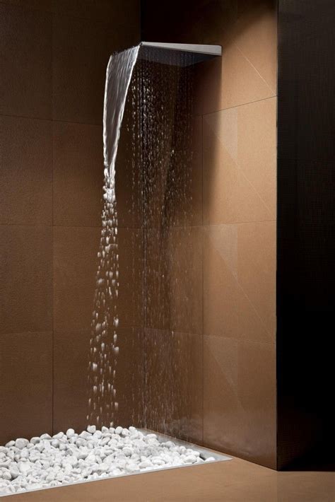 ARETHUSA | Rain shower bathroom, Bathroom interior design, Waterfall shower