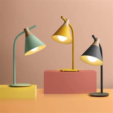 Modern Led Lighting, Led Lighting Home, Pc Table, Table Lamp Wood, Nightstand Lamp, Bedside ...