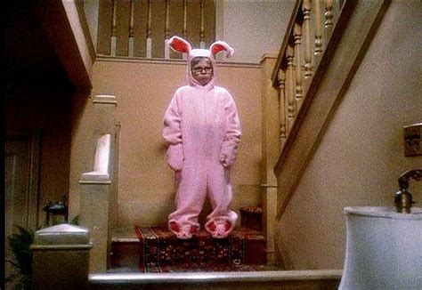 Before the Snuggie, there was Ralphie, and his pink bunny suit. Classic ...