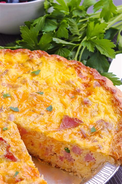 Keto ham and cheese quiche – Artofit