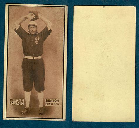 1911 Zeenut Pacific Coast League baseball cards, Buy Baseball Cards ...