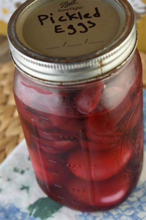 Pickled Eggs in Beet Juice Recipe - These Old Cookbooks