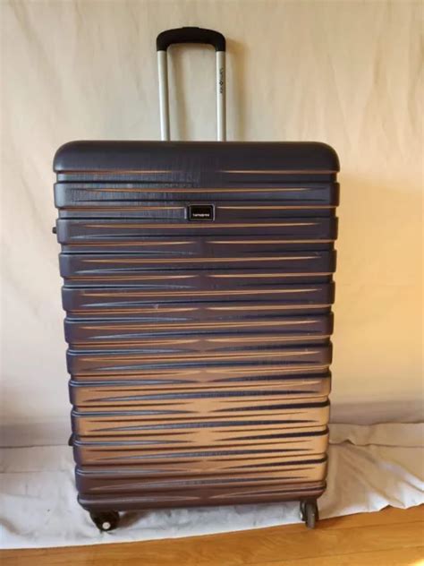 $480 SAMSONITE UPTEMPO X 28" Hard-side Large Spinner Luggage Blue ...