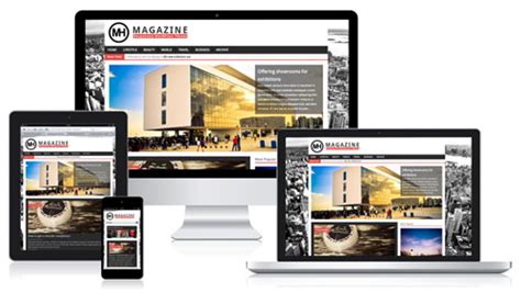 Responsive Magazine Wordpress Theme - MH Magazine