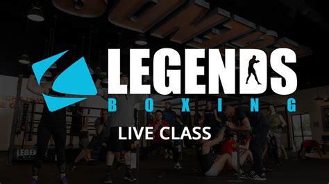 Legends Boxing: Live Class April 11 - 10am MST Session - YouTube