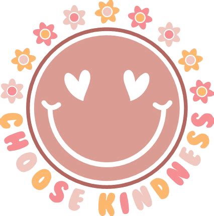 Choose Kindness Retro Smiley Face Svg Choose Kindness - vrogue.co