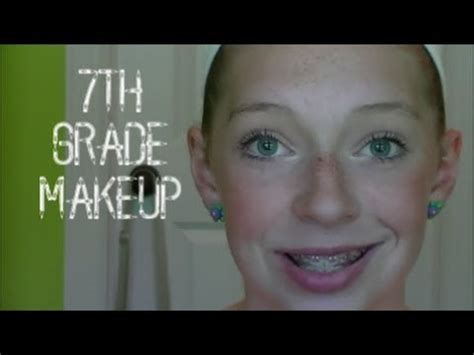 7th grade makeup tutorial - YouTube