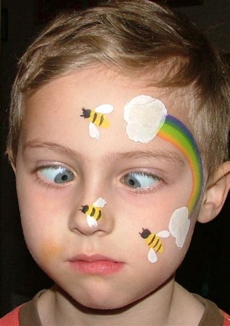 40 Cool Face Painting Ideas For Kids | Face painting, Painting for kids, Rainbow face paint