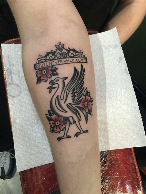 #liverbird #LFC #YNWA #tattoo #trad #traditional Liverbird Tattoo, Dark ...