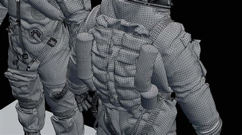 NASA ACES Space Suit - 3D Model by Albin