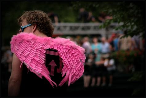 Pink Angel | Pink! is the theme color in Amsterdam Lesbian a… | Flickr