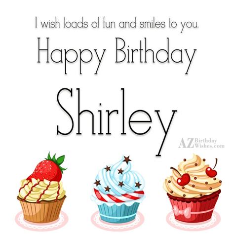 Happy Birthday Shirley