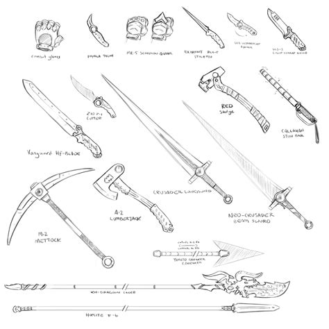 Echo 6 Melee Weapons [Echo 6] — Weasyl