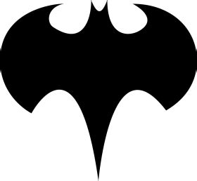 Batman Logo Silhouette - Batman Logo PNG Transparent With Clear ...