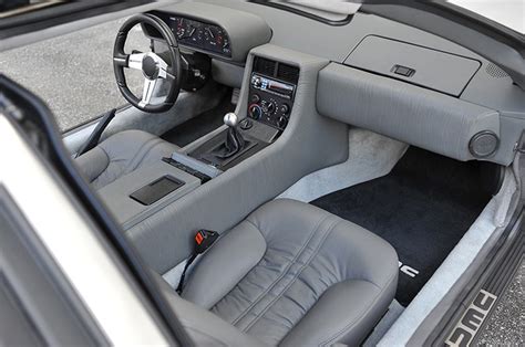 Delorean Interior. | Dmc delorean, Delorean, Motor car