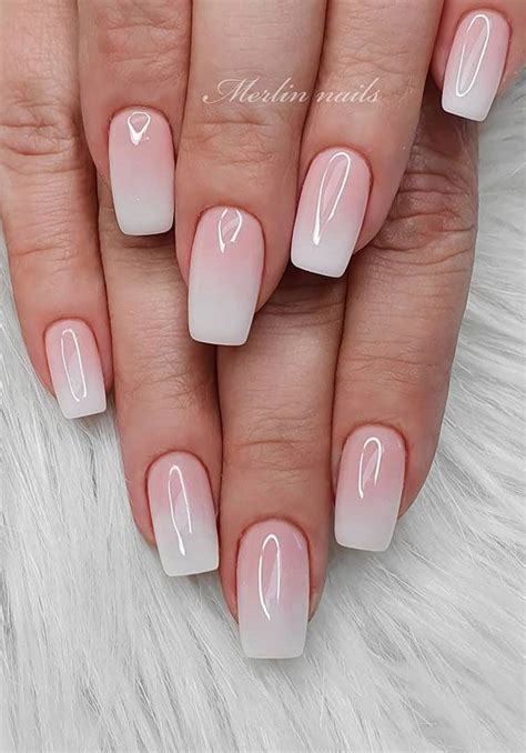 These Ombre Wedding Nails Are So Pretty | Ombre gel nails, Airbrush ...