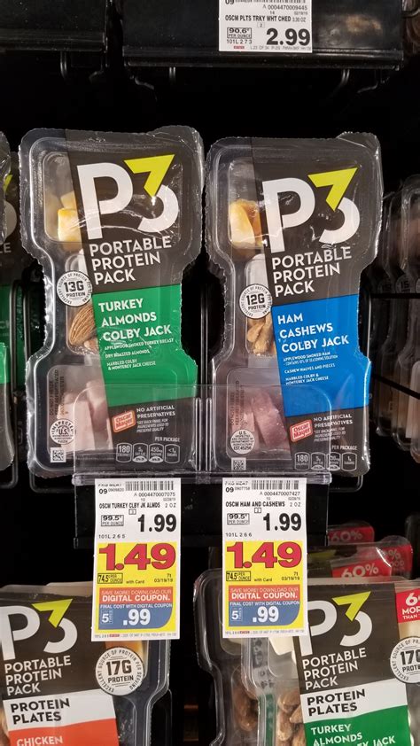 P3 Protein Pack just $.99 - Kroger Couponing