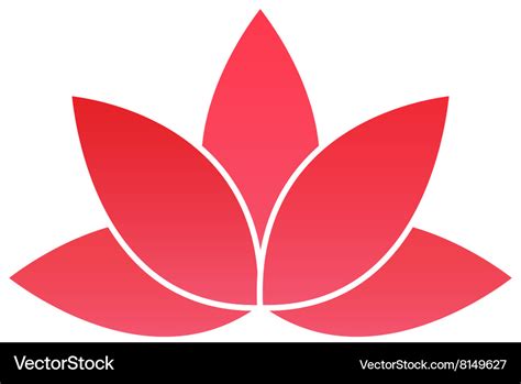 Lotus-flower Royalty Free Vector Image - VectorStock