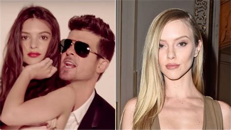 Model Who Starred In Robin Thicke's 'Blurred Lines' Video Recalls On ...