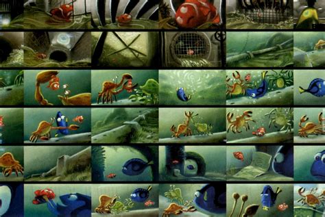 Finding Nemo concept art postcard from TX