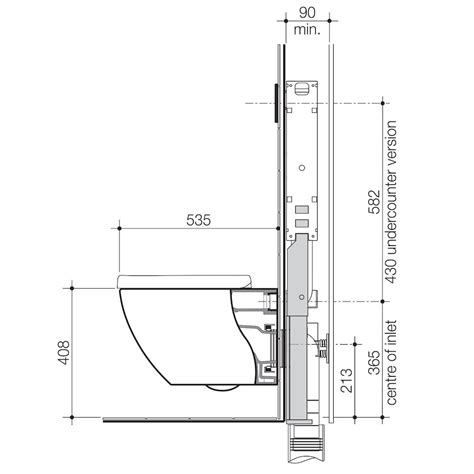 Urbane Wall Hung Invisi Series II® Toilet Suite | Caroma | Toilet ...