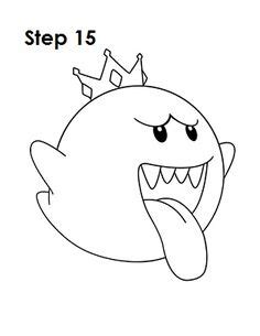 17 King Boo ideas | king boo, cartoon drawing tutorial, boo