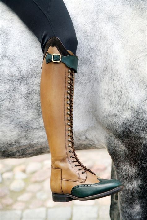 loving the color combo on these laced riding boots #horseridingstyle ...