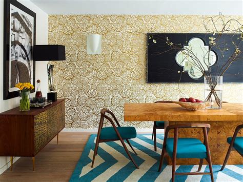 27 Splendid Wallpaper Decorating Ideas for the Dining Room