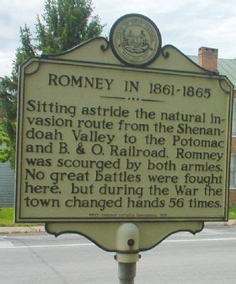 Marker's Romney Face. Click for full size. | West virginia history ...