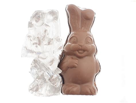 Chocolate Easter Bunny candy Creative Commons Stock Image