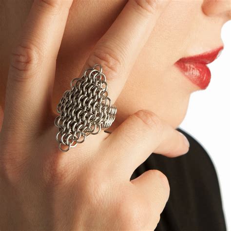 PURE Diamond Ring – Rapt In Maille